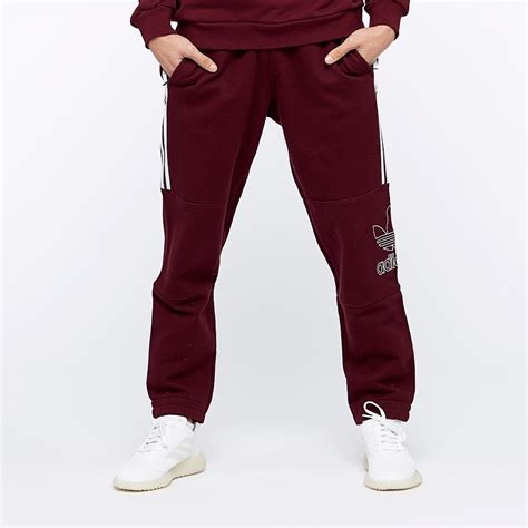 Mens Clothing - adidas Originals Outline Pant - Maroon - DH7073 | Pro:Direct Soccer