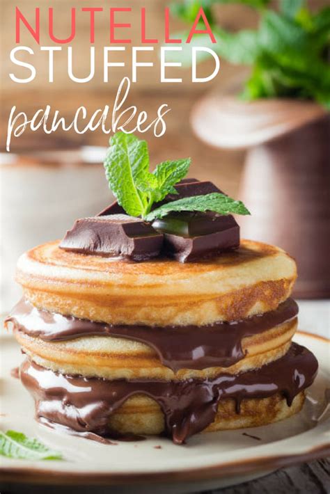 These Nutella-Stuffed Pancakes Are What Brunch Was Made For