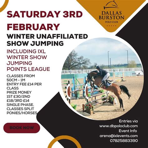 Dallas Burston - Winter Show Jumping Including IXL Winter Points League , Dallas Burston Polo ...