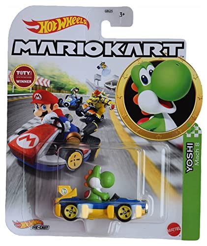 Speed Away in Hot Wheels Mario Kart Yoshi - A Fun Way to Race!