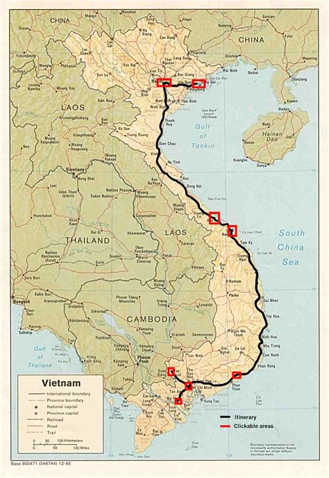 Photos - Vietnam - Clickable Map - color