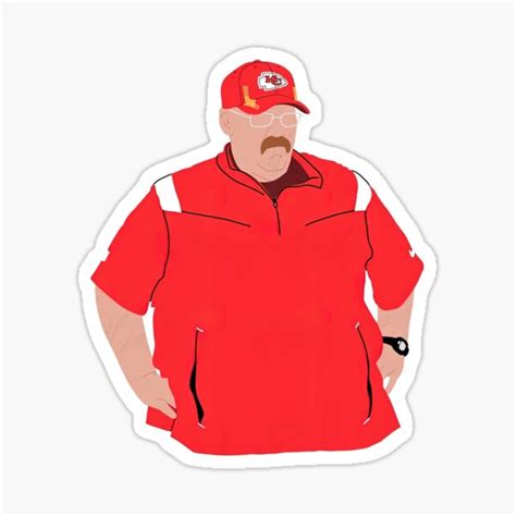 "Andy Reid Big" Sticker for Sale by ReneeJefferson | Redbubble