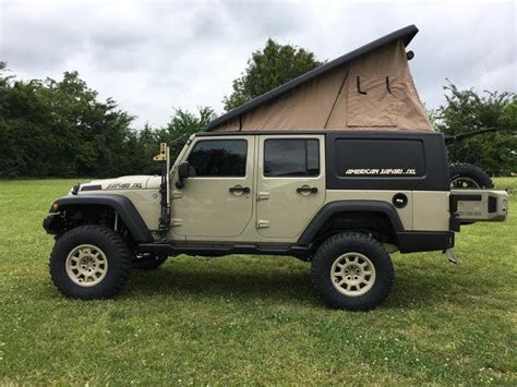 The Epic Jeep Wrangler Camper Conversion With A Pop Top