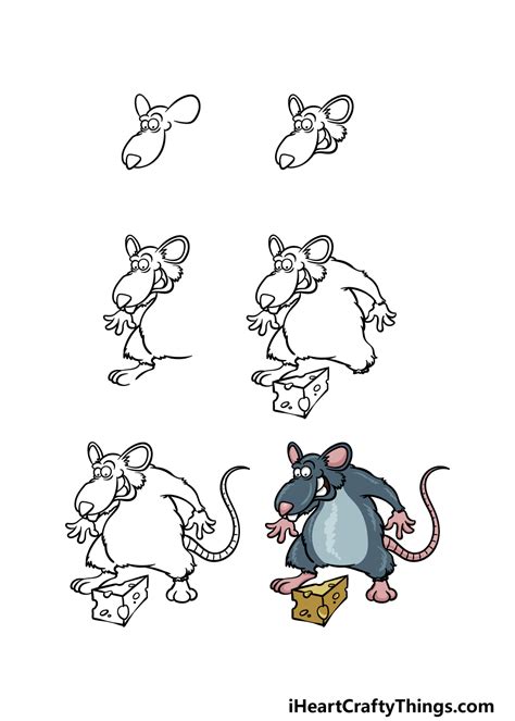 How To Draw A Rat