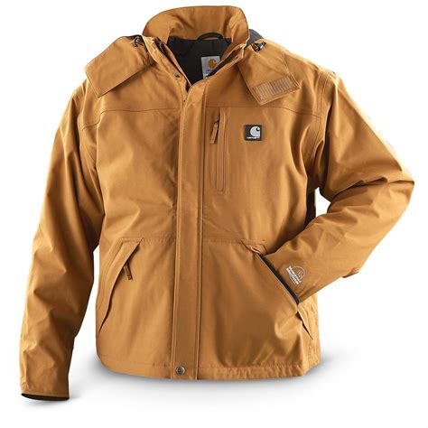 Carhartt® Waterproof Jacket, Brown - 222219, Insulated Jackets & Coats at Sportsman's Guide