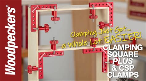 Get Perfect 90-degree Corners with Woodpeckers' Clamping Square Plus Clamps