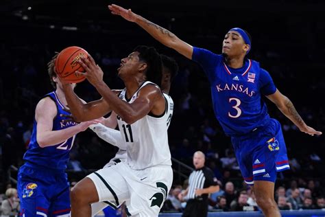 Quick Recap: No. 3 KU basketball opens season by beating Michigan State ...