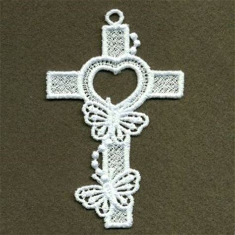 FSL Butterfly Cross | Cross embroidery designs, Machine embroidery designs, Fsl embroidery designs