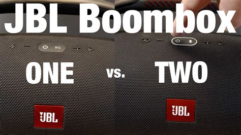 JBL Boombox 1 vs 2 (Details) - YouTube