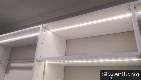 Upgrade Your Shelves With Built-In LED Lighting - SkylerH Automation