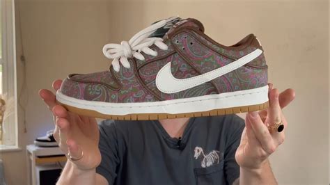 Did you cut them!? Nike SB Dunk low pro PAISLEY - review + on feet fits ...