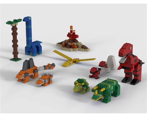 LEGO MOC Dinosaurus scene from 10664 by artekm | Rebrickable - Build with LEGO