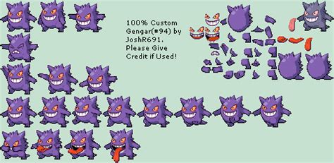 #094 Gengar | Gengar, Custom, Pokemon