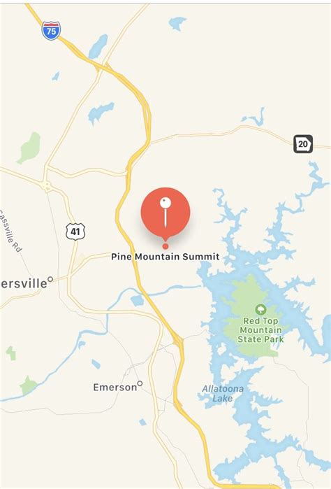 Pine mountain summit Georgia Pine Mountain, Summit, Georgia, Map, Location Map, Maps