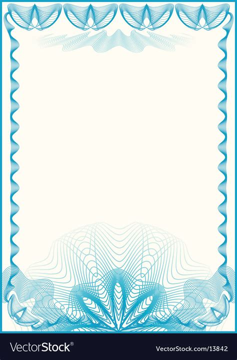 Certificate border Royalty Free Vector Image - VectorStock