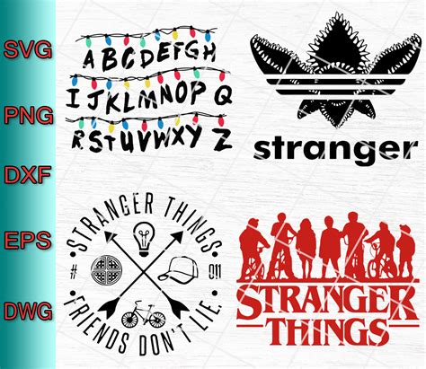 Stranger Things Svg Eps Dxf Png Eps - Stranger Things Logo Svg