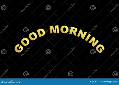 Good morning stock illustration. Illustration of logo - 267847761