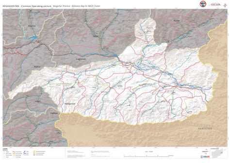 Afghanistan - Common Operating Picture: Nangarhar Province - reference map for WASH cluster (3 ...