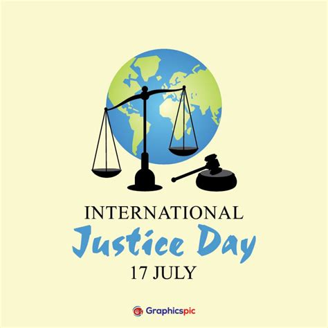 International justice day creative background for print, banner, poster ...