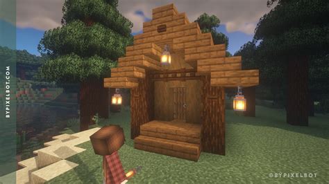 Minecraft: How to Build a Wooden Starter House (Easy, Simple, and ...