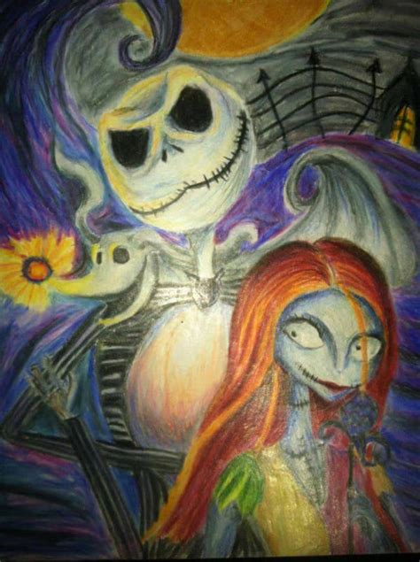 Jack, Sally and Zero by EmberX2XInferno9 on DeviantArt