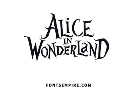 Alice In Wonderland Font Download - Fonts Empire | Alice in wonderland font, Caterpillar alice ...