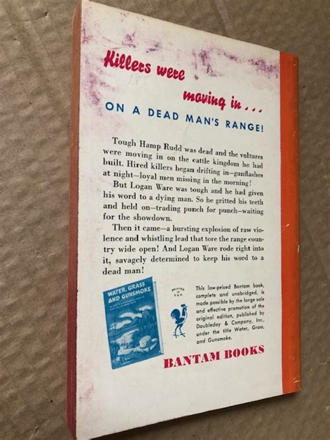 Range Pirate (Water, Grass and Gunsmoke) by Holmes, L.P.: Very Good Mass Market Paperback (1950 ...