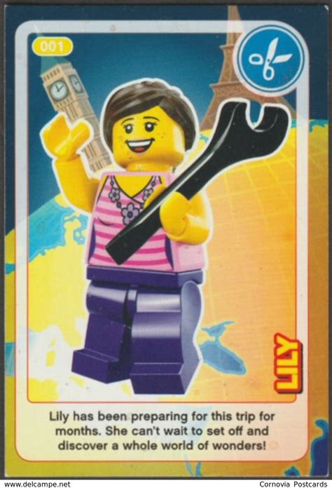 Lego Trading Card - Create The World - 001 Lily " | For sale on Delcampe" | Lego, Trading cards ...