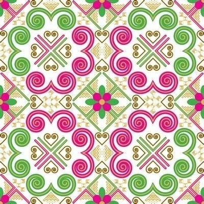 Hmong Pattern Fabric, Wallpaper and Home Decor | Spoonflower