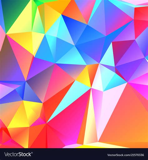 Colorful geometric pattern mosaic background Vector Image