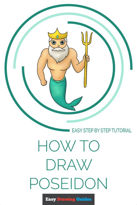 How to Draw Poseidon - Really Easy Drawing Tutorial | Drawing tutorial easy, Drawing tutorial ...