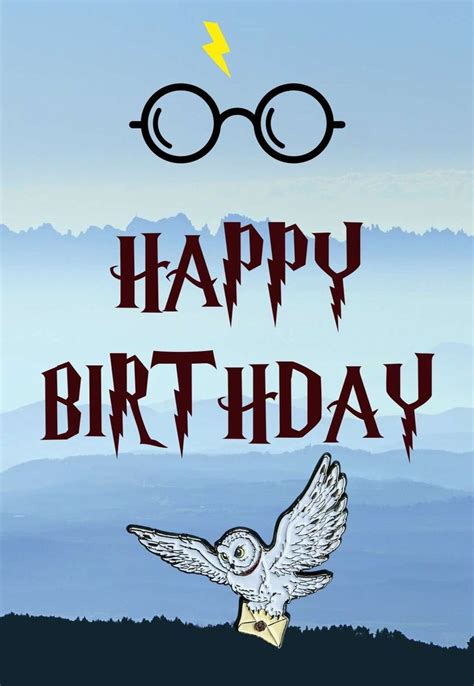 Harry Potter Birthday Card Sayings - Birthday Wishes