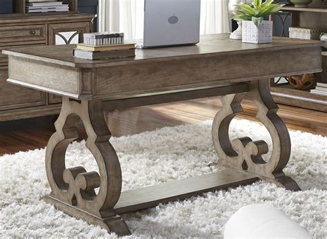 Simply Elegant Heathered Taupe Writing Desk from Liberty | Coleman ...