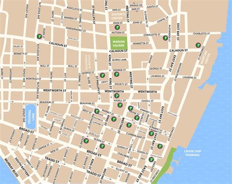 Map Of Historic Charleston Sc - Maping Resources