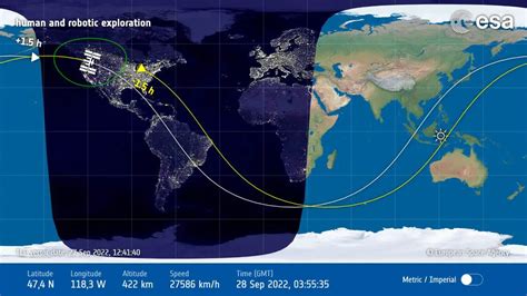 International Space Station Tracking Map [Live!] - Our Planet