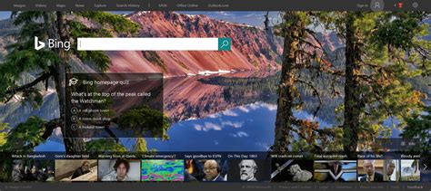 Popular Now On Bing Homepage