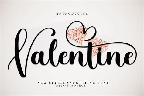 Valentine Font by PAYJHOshop · Creative Fabrica