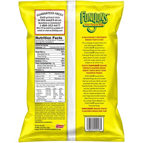 Funyuns Nutrition Information | Besto Blog