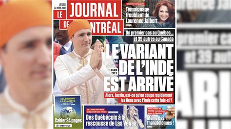 La une du Journal de Montréal fait réagir