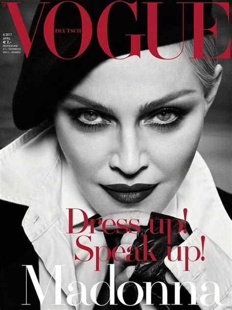 Pop Legend Madonna is the Cover Star of Vogue Germany April 2017 Issue