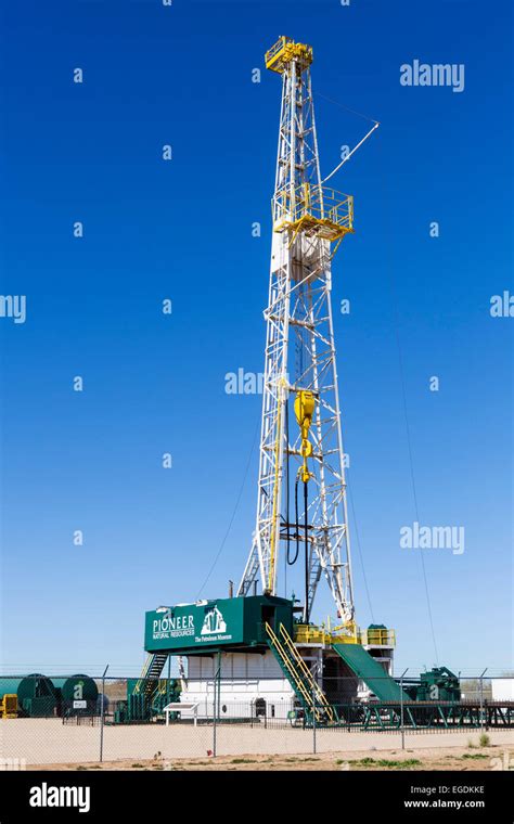 Modern oil drilling rig at the Permian Basin Petroleum Museum, Midland ...