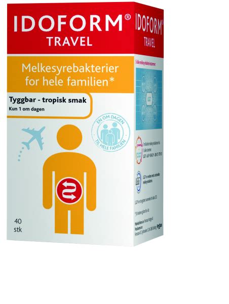 Idoform travel 40 tabletter - ApotekDirekte.no