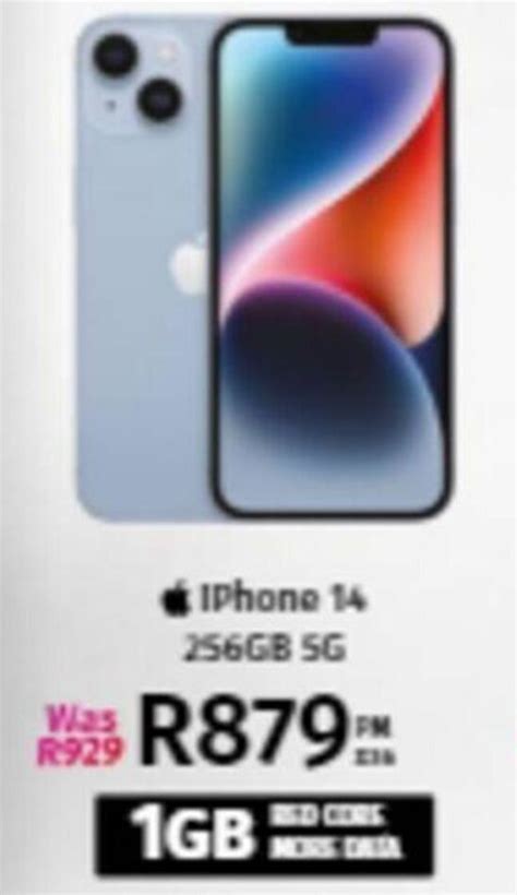 iPhone 14 256GB 5G offer at Vodacom