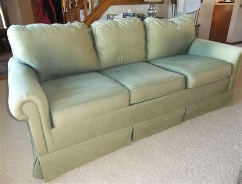 Linen Sofa Slipcover Makeover | The Slipcover Maker