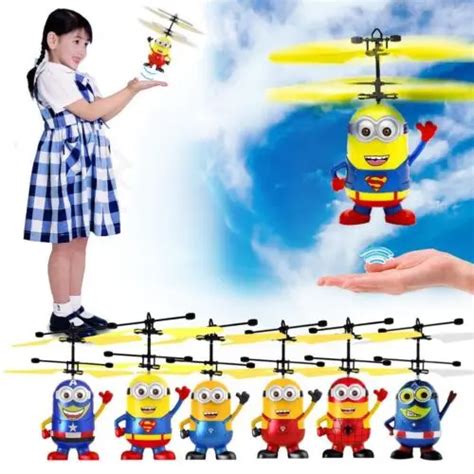 Minion Plane oy Movie Figure Flying Toy Upgrade RC Despicable Me ...