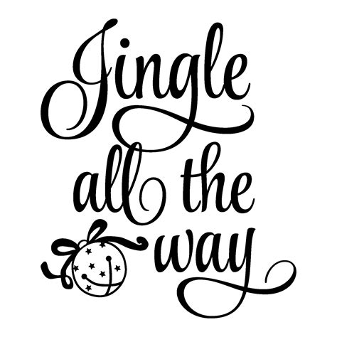 Jingle All The Way Wall Quotes™ Decal | WallQuotes.com