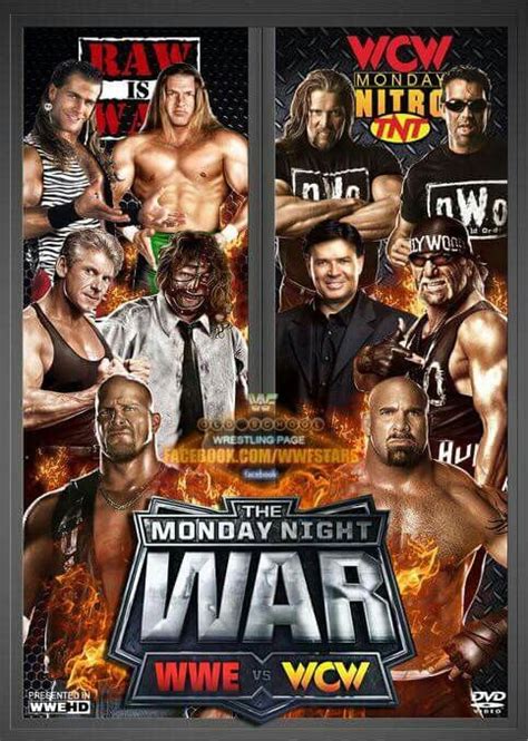 Monday Night War, WWE Vs WCW | Professional wrestling, Wwe, Wwf