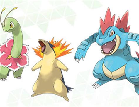 Pokemon Heart Gold Starters