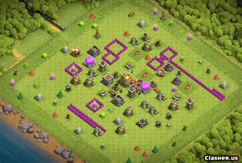 [Town Hall 7] TH7 War/Trophy base #461C59B8 [With Link] [3-2023] - Progress Base - Clash of ...