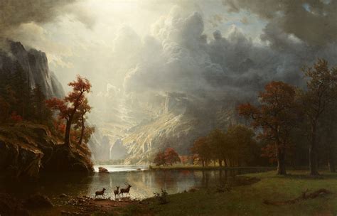 Sierra Nevada Morning Albert Bierstadt classical art classic art #4K # ...